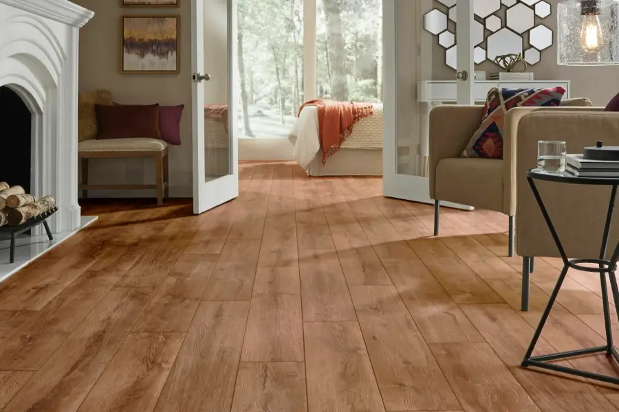 Laminate Flooring in Living Room | Bob's Carpet and Flooring