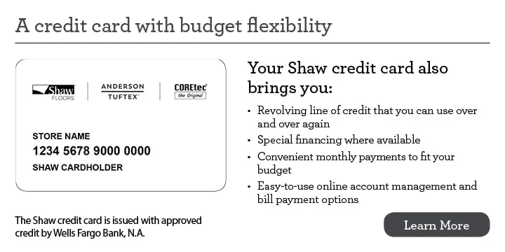 Wells Fargo Shaw Credit Card Terms