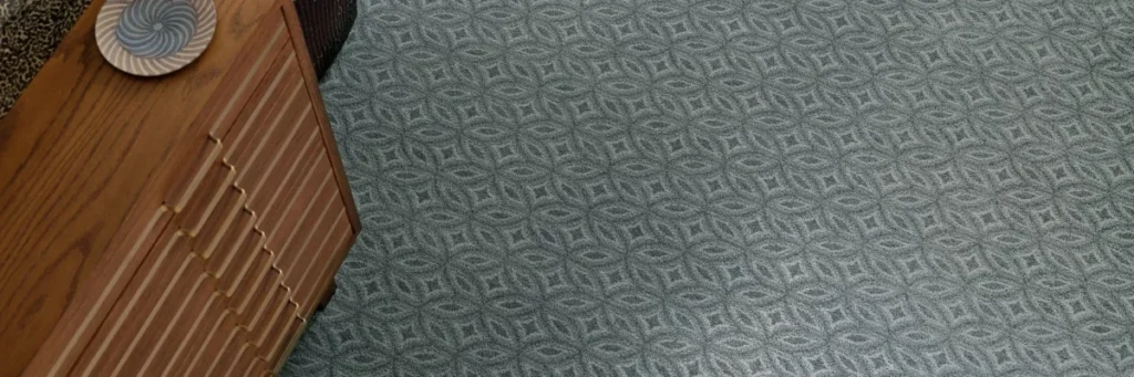 Beautiful pattered carpet