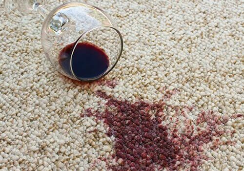 Red wine stain cleaning on carpet | Bob's Carpet and Flooring